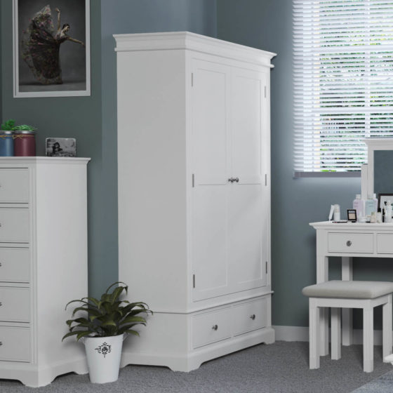 Brescia 2 Door Wardrobe White