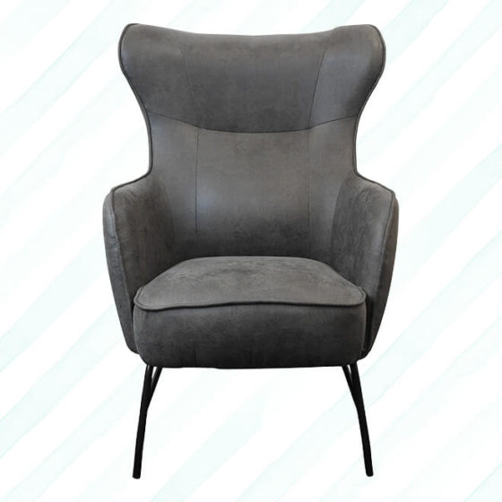 Perry Charcoal Armchair