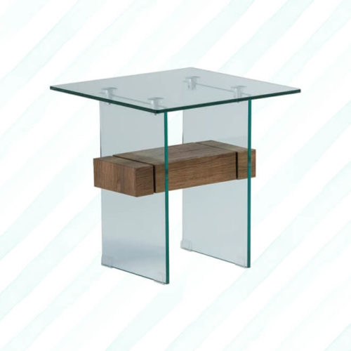 Alto Glass End Table