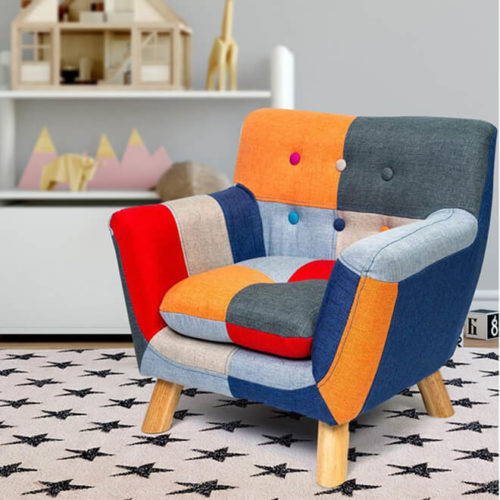 Aria Patchwork Kids Armchair