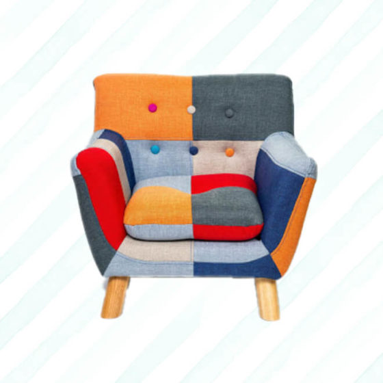 Aria Patchwork Kids Armchair