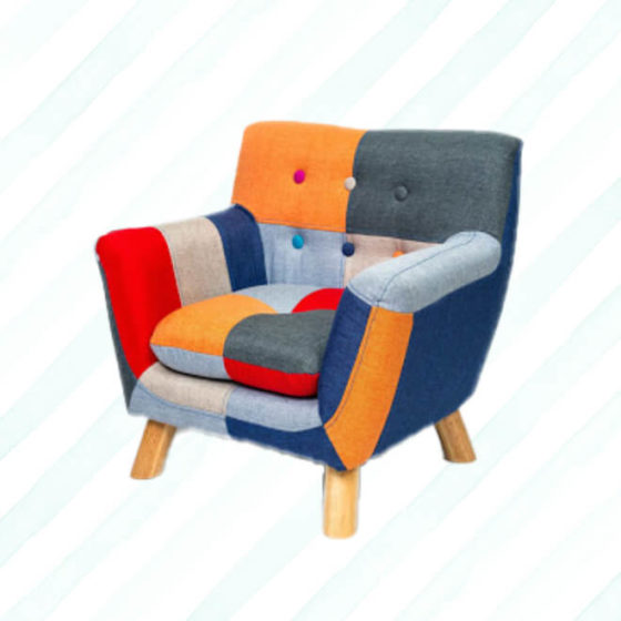 Aria Patchwork Kids Armchair