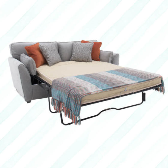 Cardiff 2 Seater Sofabed Silver