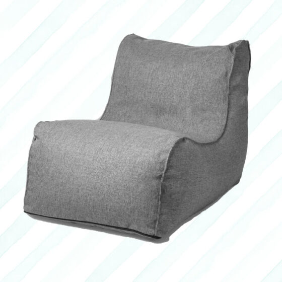 Elephant Lounger Beanbag Grey