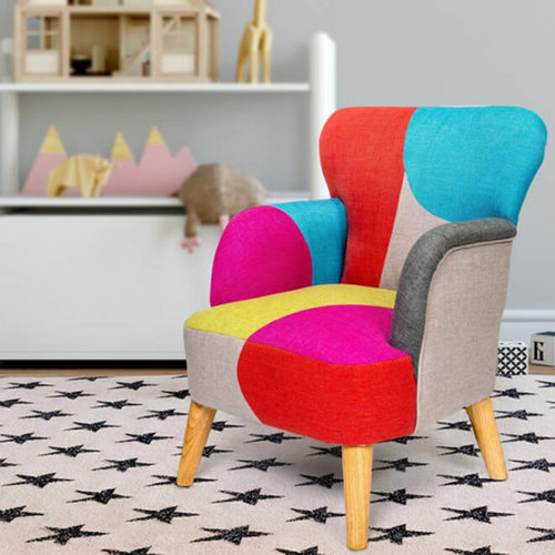 Lorcan Kids Patchwork Chair