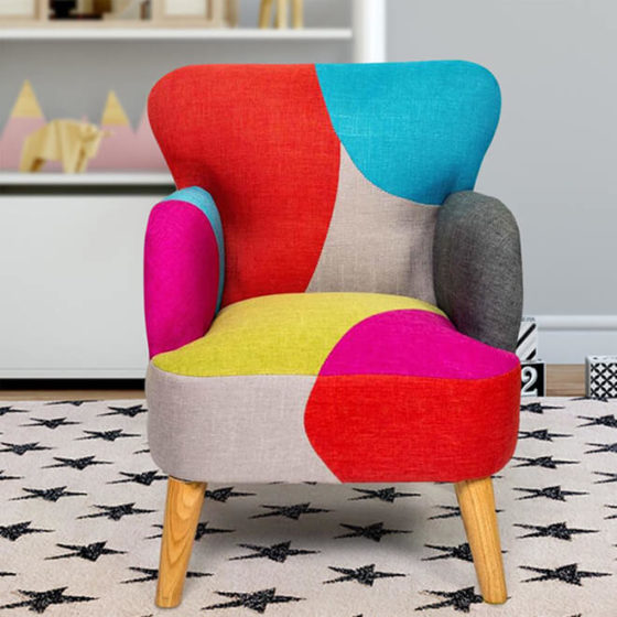 Lorcan Kids Patchwork Chair