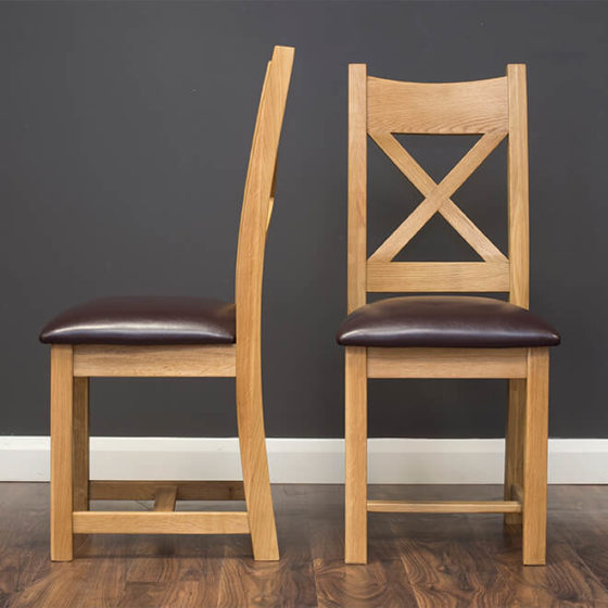 X Oak Dining Chair