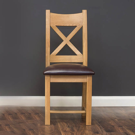 X Oak Dining Chair