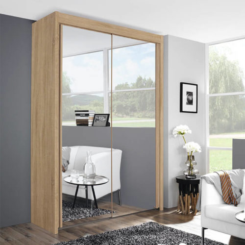 Imperial 1.8m Sliding Wardrobe - Sonoma Oak