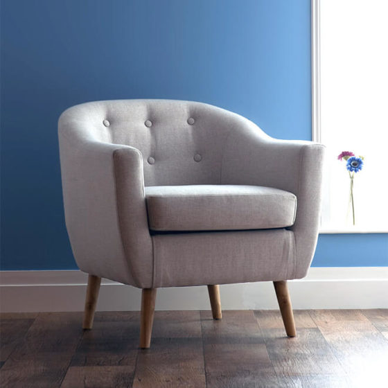 Chelsea Armchair Natural Fabric