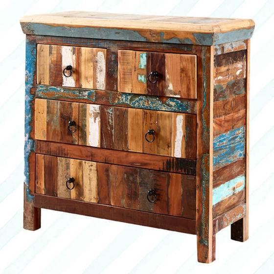 Coastal 4 Drawer Chest