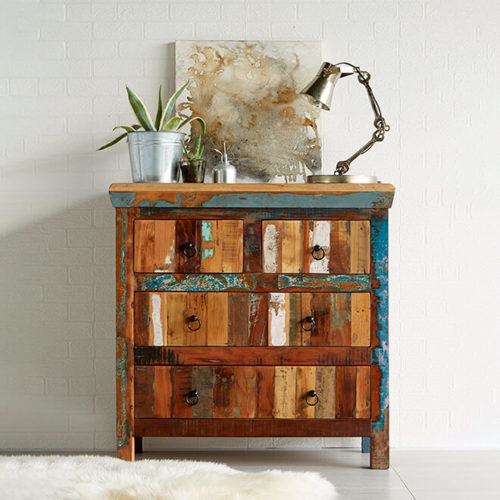 Coastal 4 Drawer Chest