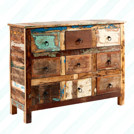 Coastal 9 Drawer Chest