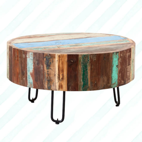 Coastal Drum Coffee Table