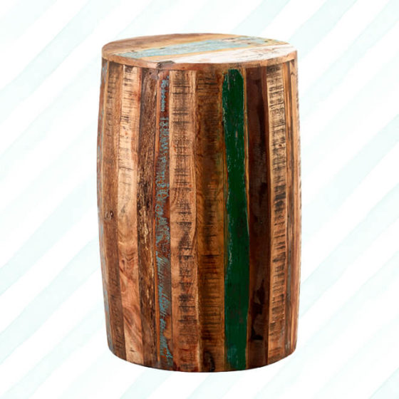 Coastal Drum Stool