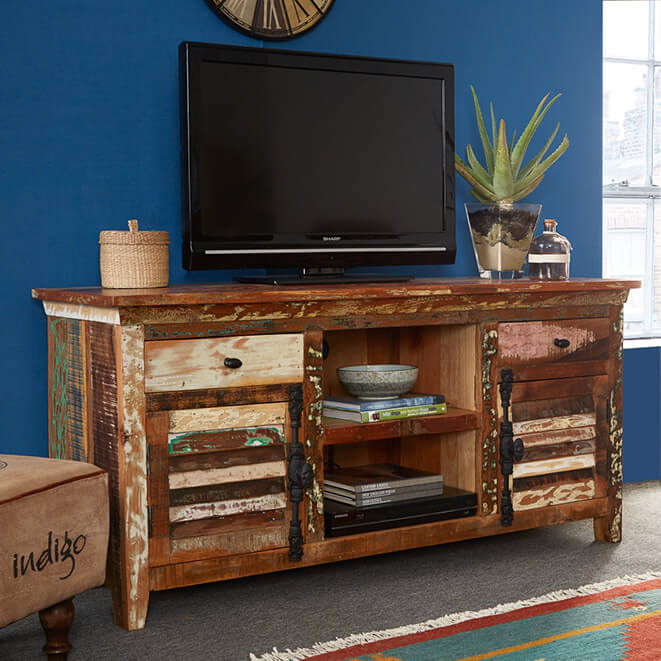 Coastal farmhouse on sale tv stand