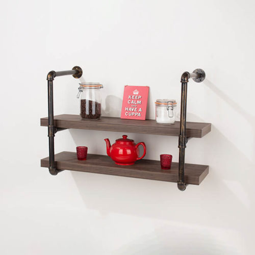 Loft Double Wall Shelf