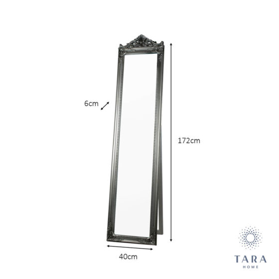 Chateau Cheval Mirror Silver