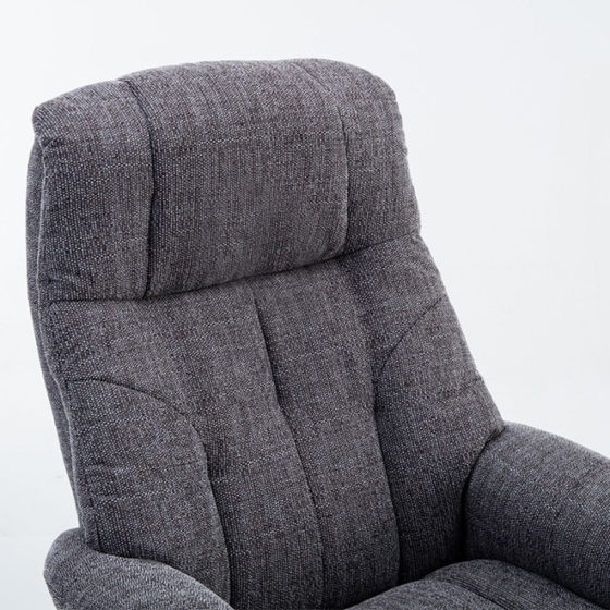 Dubai Recliner & Footstool – Lisbon Grey