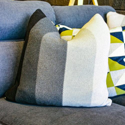 Elephant Striped Cushion