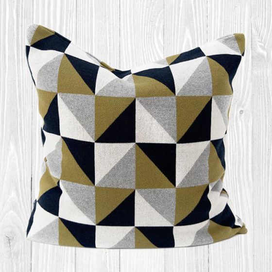 elephant checkered cushion