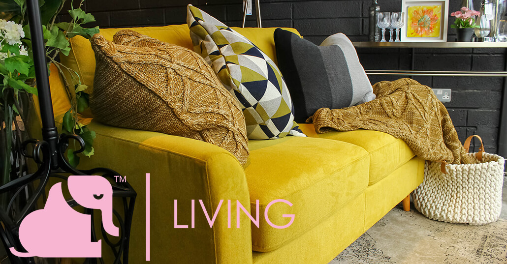 elephant living cushions, throws & beanbags