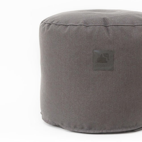 Elephant Footstool - Charcoal