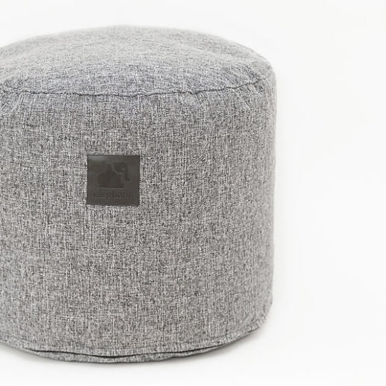 Elephant Footstool – Grey