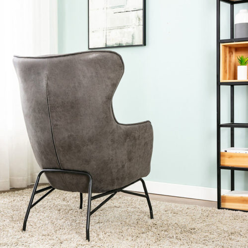 Perry Charcoal Armchair