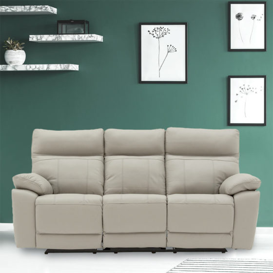 Prosecco Reclining 3 Seater Sofa – Grey