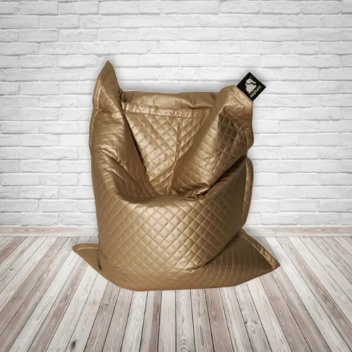Elephant Junior Quilted Beanbag - Gold