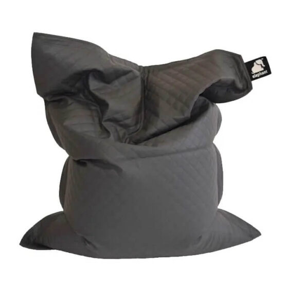 Elephant Junior Quilted Beanbag – Grey