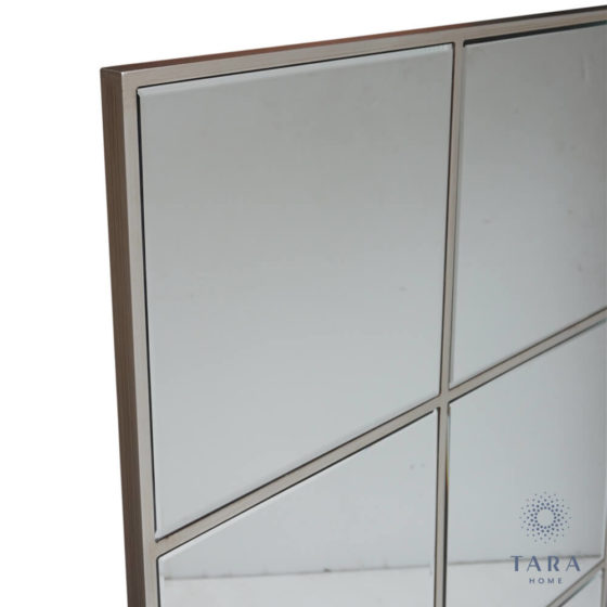 Square Window Mirror Champagne