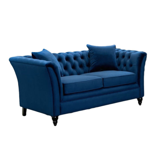 Moselle 2 Seater Sofa – Royal Blue