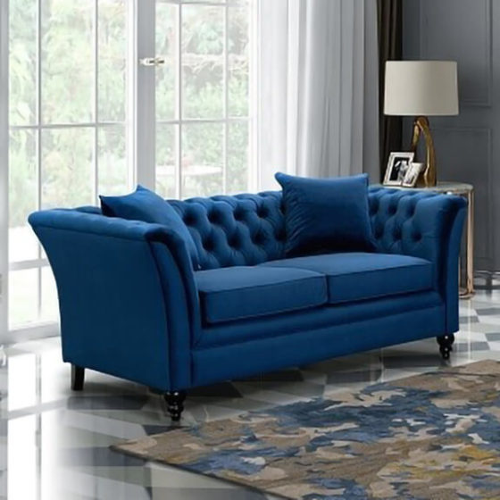 Moselle 2 Seater Sofa – Royal Blue