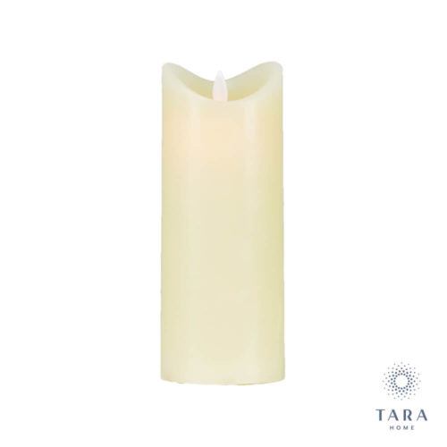 FLICKER SET OF 2 LED CANDLES -15CM 20CM