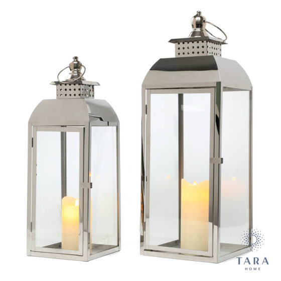 Tiffany Set of 2 Lanterns – Large+Medium