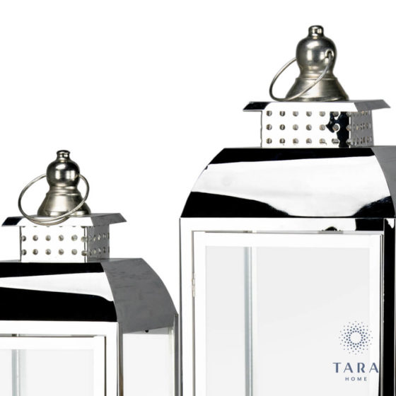Tiffany Set of 2 Lanterns – Large+Medium