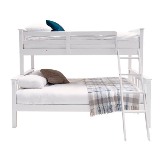 Duxbury Triple Bunk Bed – White