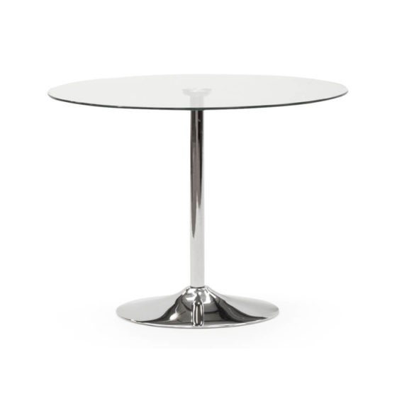 Orient Round Dining Table – Chrome