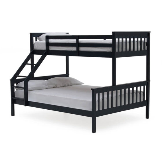 Sara Triple Sleeper Bunk Bed – Blue