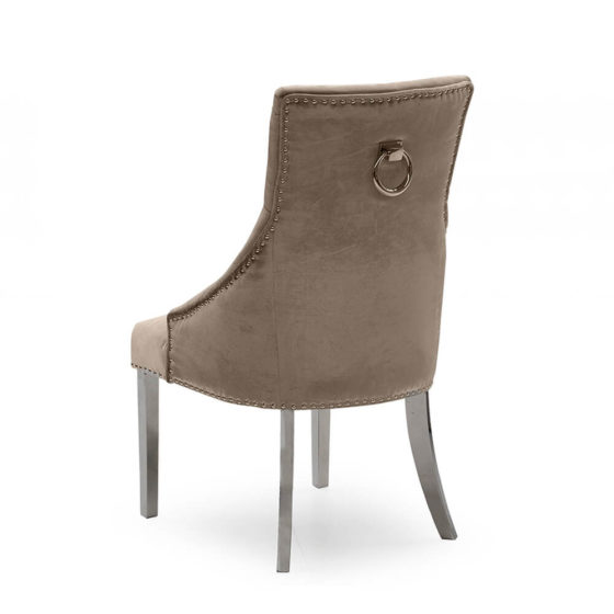 Belvedere Knockerback Dining Chair – Champagne