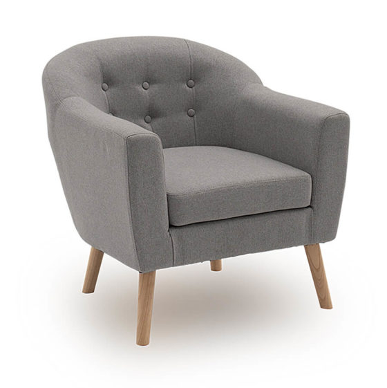 Phoebe Accent Chair – Grey