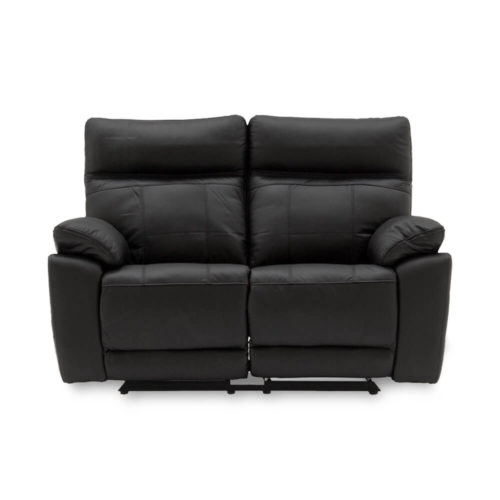 Prosecco 2 Seater Reclining Sofa - Black