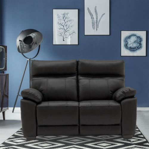 Prosecco 2 Seater Sofa - Black