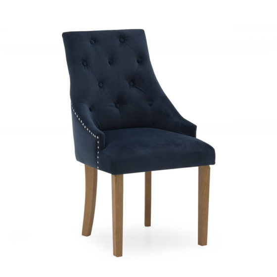 Hobart Dining Chair – Velvet Midnight