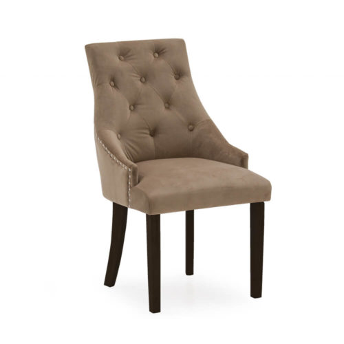 Hobart Dining Chair with Dark Leg - Velvet Cedar