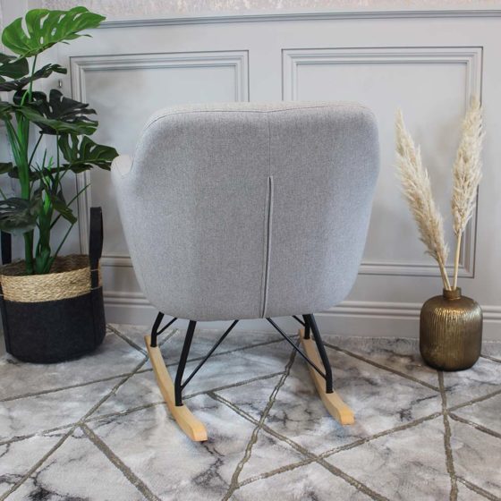 Katell Rocking Chair – Grey