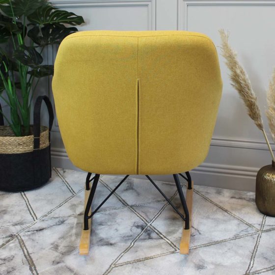 Katell Rocking Chair – Mustard
