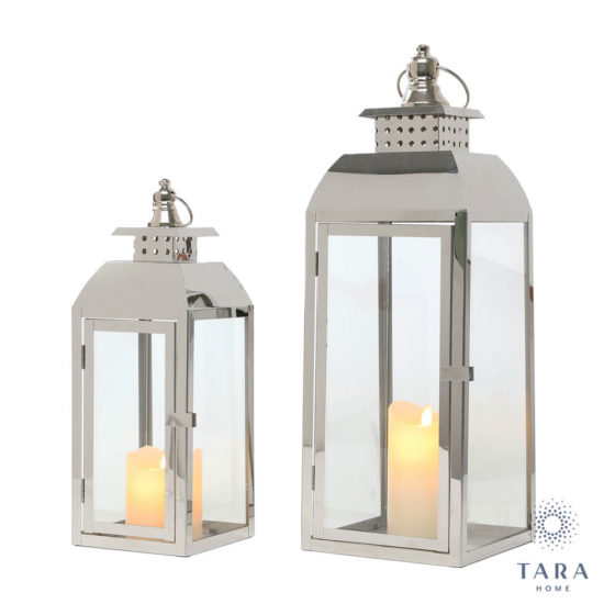 Tiffany Set of 2 Lanterns – Medium+Small